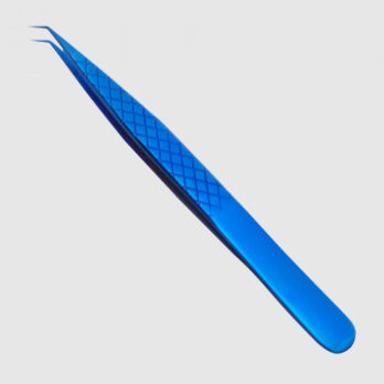 3A-45 ANGLED CLOUDY-BLUE TWEEZER