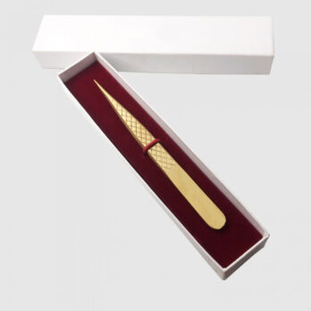 3A-STRAIGHT GOLD TWEEZER