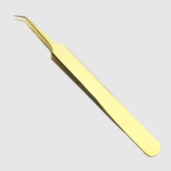 5A-45 ANGLED ELECTRIC-GOLD TWEEZER