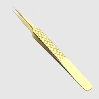 5A-STRAIGHT GOLD TWEEZER