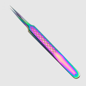 5A-STRAIGHT MULTI-RAINBOW TWEEZER