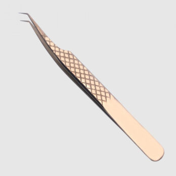 7A-45 ANGLED ROSE-GOLD TWEEZER