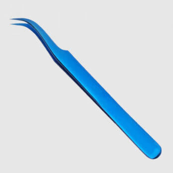 7A-CURVED CLOUDY-BLUE TWEEZER