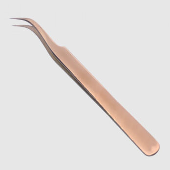 7A-CURVED ROSE-GOLD TWEEZER
