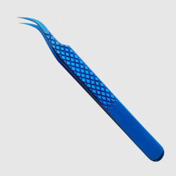 7A-SEMI CURVED CLOUDY BLUE TWEEZER
