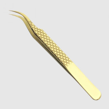 7A-SEMI CURVED GOLD TWEEZER-PREMIUM COLLECTION
