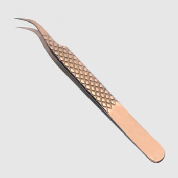 7A-SEMI CURVED ROSE-GOLD TWEEZER
