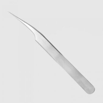 7A-STRAIGHT SILVER PEARL-MATTE TWEEZER
