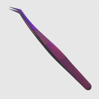 7A-L45 ANGLED GOLD TWEEZER