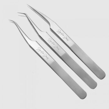Set of 3 Tweezers For 0.03mm Lashes