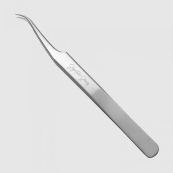 Signature SS Curved Tweezer-SS Curved . Best angle for Perfection. pickup Multiple Fans with Micro Movement.